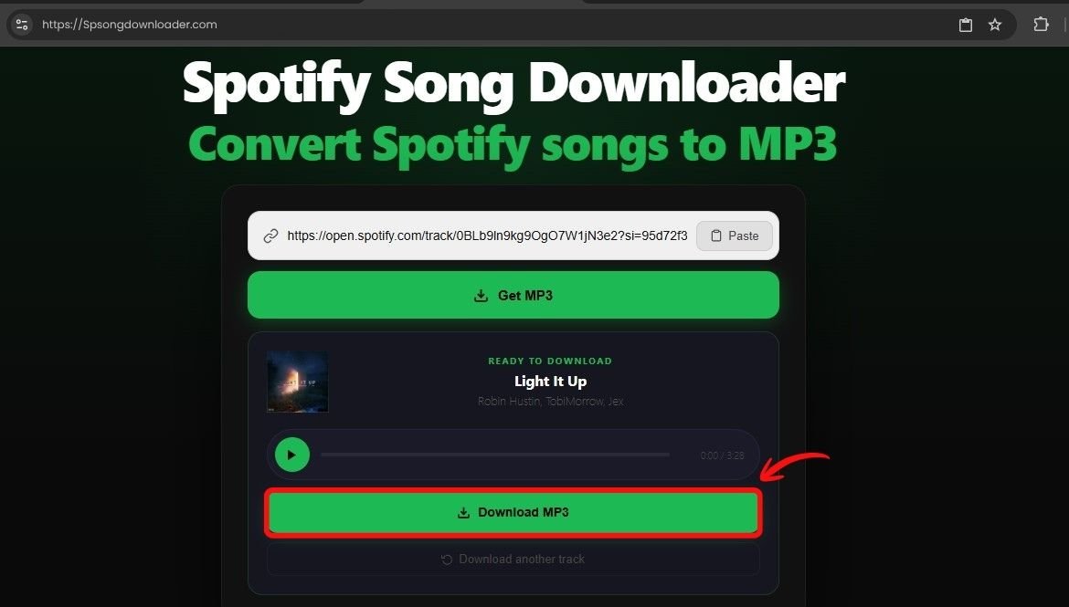 Step 4: Download MP3